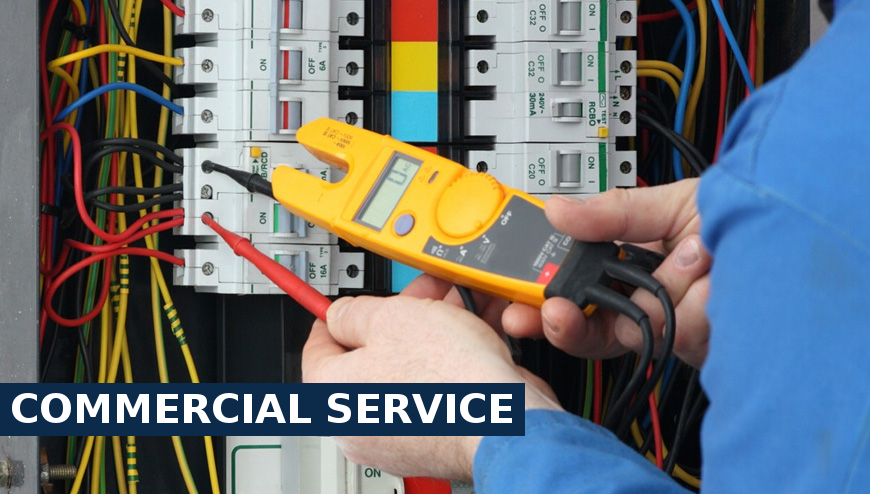 Commercial service electrical services Canbury