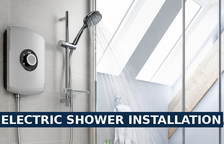 Electric shower installation Canbury